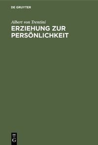 Produktbild: Erziehung zur Pers&ouml;nlichkeit