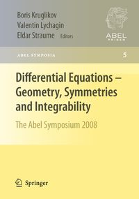 Produktbild: Differential Equations - Geometry, Symmetries and Integrability