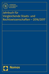 Produktbild: Jahrbuch f&uuml;r Vergleichende Staats- und Rechtswissenschaften - 2016/2017
