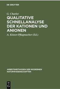 Produktbild: Qualitative Schnellanalyse der Kationen und Anionen