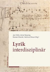 Produktbild: Lyrik interdisziplin&auml;r