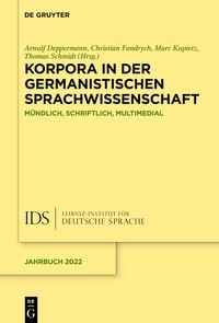 Produktbild: Korpora in der germanistischen Sprachwissenschaft