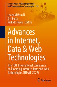 Produktbild: Advances in Internet, Data & Web Technologies