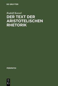 Produktbild: Der Text der aristotelischen Rhetorik