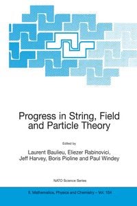 Produktbild: Progress in String, Field and Particle Theory
