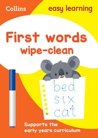 Produktbild: First Words Age 3-5 Wipe Clean Activity Book