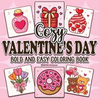 Produktbild: Bold & Easy Cozy Valentine's Day Coloring Book