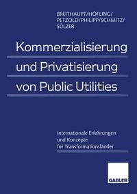 Produktbild: Kommerzialisierung und Privatisierung von Public Utilities