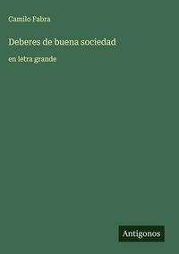 Produktbild: Deberes de buena sociedad