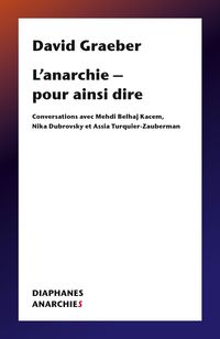 Produktbild: L'anarchie - pour ainsi dire