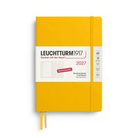Produktbild: Wochenkalender & Notizbuch Dotted Medium (A5) 2027, Sunflower, Deutsch