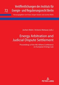 Produktbild: Energy Arbitration and Judicial Dispute Settlement