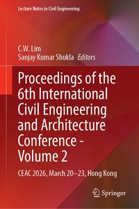 Produktbild: Proceedings of the 6th International Civil Engineering and Architecture Conference - Volume 2