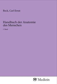 Produktbild: Handbuch der Anatomie des Menschen