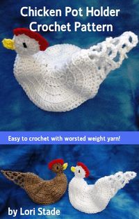 Produktbild: Chicken Hen Potholder Crochet Pattern