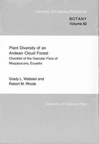 Produktbild: Plant Diversity of an Andean Cloud Forest