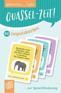 Produktbild: Quassel-Zeit! 60 Impulskarten zur Sprachf&ouml;rderung