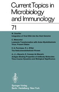 Produktbild: Current Topics in Microbiology and Immunology / Ergebnisse der Mikrobiologie und Immunit&auml;tsforschung