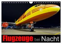 Produktbild: Flugzeuge bei Nacht (Wandkalender 2026 DIN A4 quer), CALVENDO Monatskalender