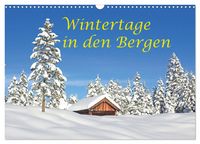 Produktbild: Wintertage in den Bergen (Wandkalender 2026 DIN A3 quer), CALVENDO Monatskalender