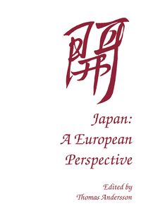 Produktbild: Japan: A European Perspective