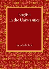 Produktbild: English in the Universities