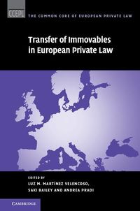 Produktbild: Transfer of Immovables in European Private Law