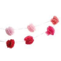 Produktbild: Pompon Girlande, Pink,