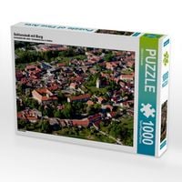 Produktbild: CALVENDO Puzzle Schlanstedt mit Burg 1000 Teile Puzzle quer | 1000 Teile Lege-Gr&ouml;&szlig;e 64 &times; 48 cm Foto-Puzzle f&uuml;r gl&uuml;ckliche Stunden