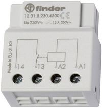 Produktbild: Finder Schaltrelais Unterputz 13.31.8.230.4300 1 Schlie&szlig;er 230 V/AC 12A 1St.