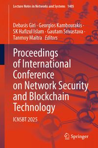 Produktbild: Proceedings of International Conference on Network Security and Blockchain Technology