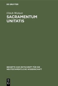 Bild vom Artikel Sacramentum Unitatis vom Autor Ulrich Wickert