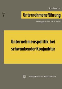 Produktbild: Unternehmenspolitik bei schwankender Konjunktur