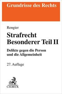 Produktbild: Strafrecht Besonderer Teil II