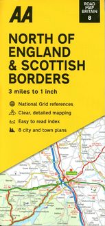 Bild vom Artikel Road Map Britain 08 North of England & Scottish Borders 1:200 000 vom Autor 