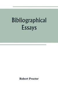 Produktbild: Bibliographical essays