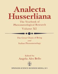 Produktbild: The Great Chain of Being and Italian Phenomenology