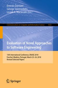 Produktbild: Evaluation of Novel Approaches to Software Engineering