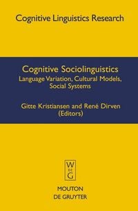 Produktbild: Cognitive Sociolinguistics