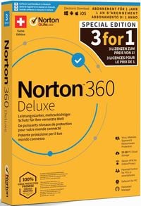 Bild vom Artikel Norton Security 360 Deluxe 25GB 3For1 Device 12MO [PC/Mac/Android/iOS] (D/F/I) vom Autor 