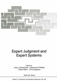Produktbild: Expert Judgment and Expert Systems
