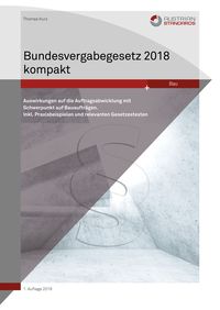 Produktbild: Bundesvergabegesetz 2018 kompakt
