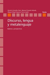 Produktbild: Discurso, lengua y metalenguaje