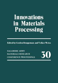 Produktbild: Innovations in Materials Processing