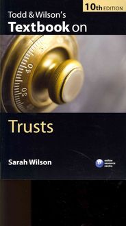 Produktbild: Todd & Wilson's Textbook on Trusts