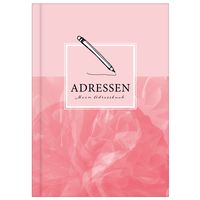 Produktbild: Adressbuch mit Geburtstagskalender | Kontaktbuch in DIN A5| Telefonregister & Adressbuch mit Telefonnummer, Adresse, E-Mail | Telefonbuch rosa