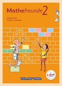 Produktbild: Mathefreunde 2. Schuljahr - S&uuml;d - Sch&uuml;lerbuch mit Kartonbeilagen