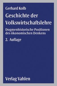 Produktbild: Geschichte der Volkswirtschaftslehre