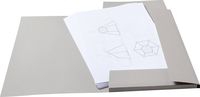 Folia Sammelmappe aus Graupappe mit Band, DIN A4, ohne Druck