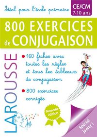 Produktbild: 800 exercices de conjugaison, CE-CM, 7-10 ans